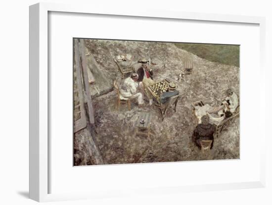 The Checker Board-Edouard Vuillard-Framed Giclee Print