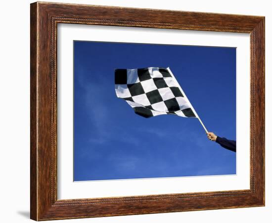 The Checkered Flag-null-Framed Photographic Print