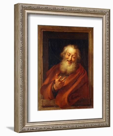 The Cheerful Democritus, 1746-Antoine Coypel-Framed Giclee Print