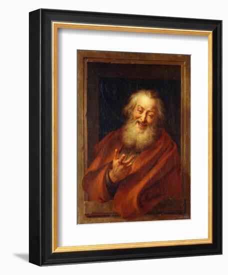 The Cheerful Democritus, 1746-Antoine Coypel-Framed Giclee Print