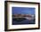 The Chelsea Bridge in London During Blue Hour, London, England-David Bank-Framed Photographic Print