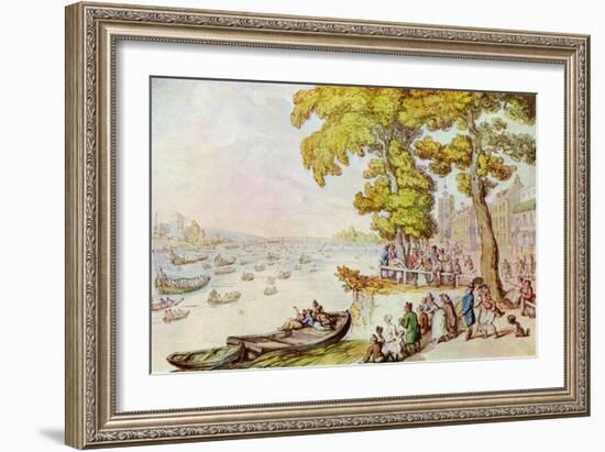 The Chelsea Mall, 1929-Thomas Rowlandson-Framed Giclee Print