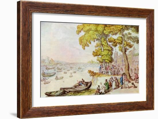 The Chelsea Mall, 1929-Thomas Rowlandson-Framed Giclee Print