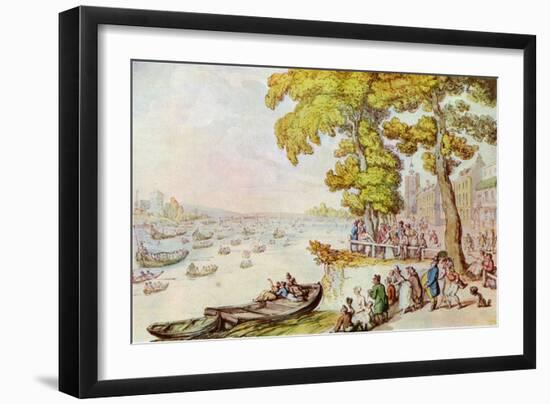 The Chelsea Mall, 1929-Thomas Rowlandson-Framed Giclee Print