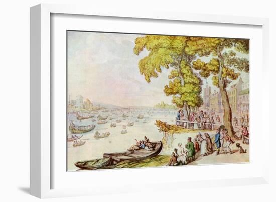 The Chelsea Mall, 1929-Thomas Rowlandson-Framed Giclee Print