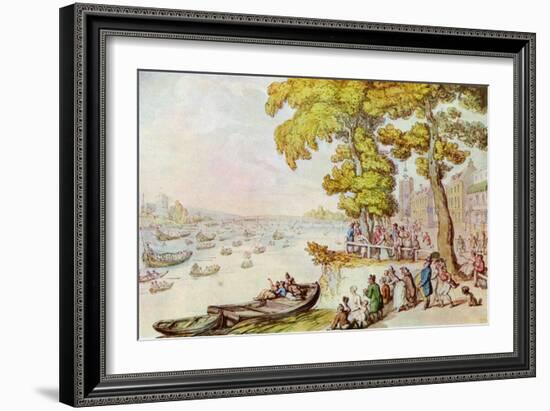 The Chelsea Mall, 1929-Thomas Rowlandson-Framed Giclee Print