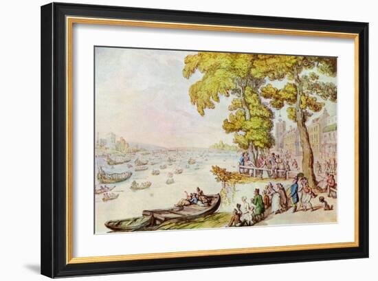 The Chelsea Mall, 1929-Thomas Rowlandson-Framed Giclee Print