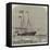 The Cherbourg Fetes, the Royal Yacht Passing the Needles-Richard Principal Leitch-Framed Premier Image Canvas