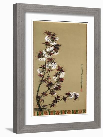 The Cherry Blossoms of Mikawa, 19th Century-Wilhelm Greve-Framed Giclee Print