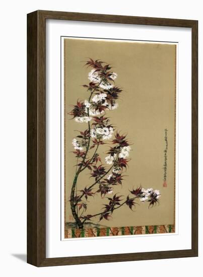 The Cherry Blossoms of Mikawa, 19th Century-Wilhelm Greve-Framed Giclee Print