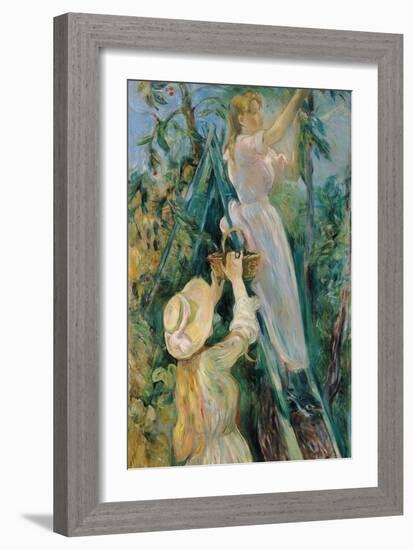 The Cherry Picker-Berthe Morisot-Framed Giclee Print