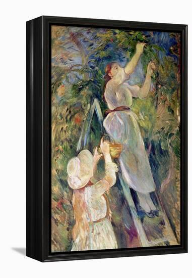The Cherry Picker-Berthe Morisot-Framed Premier Image Canvas