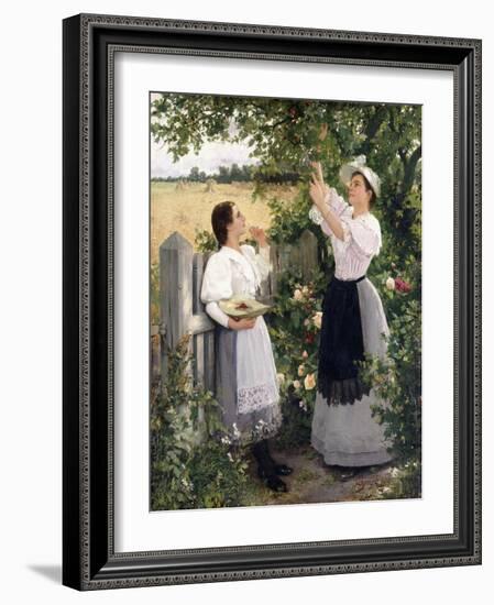 The Cherry Pickers. 1894-Hermann Seeger-Framed Giclee Print