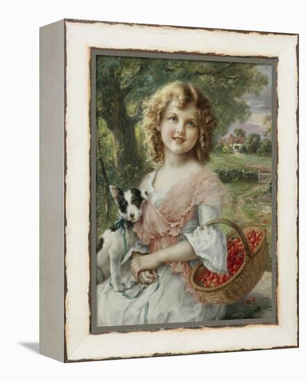 The Cherry Pickers-Emile Vernon-Framed Premier Image Canvas