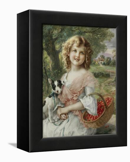 The Cherry Pickers-Emile Vernon-Framed Premier Image Canvas