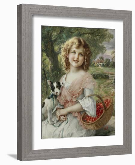 The Cherry Pickers-Emile Vernon-Framed Giclee Print