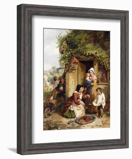 The Cherry Seller, 1856-George Smith-Framed Giclee Print