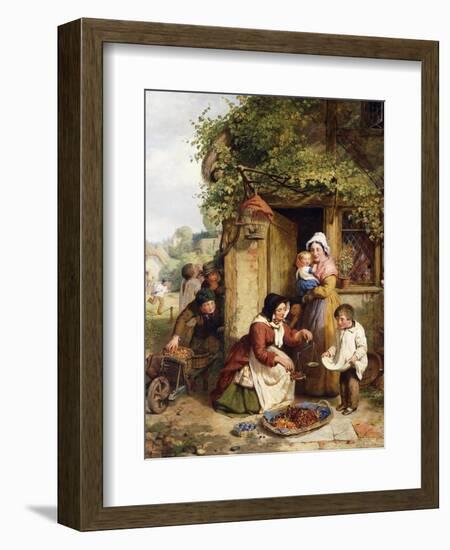 The Cherry Seller, 1856-George Smith-Framed Giclee Print