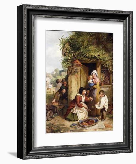 The Cherry Seller, 1856-George Smith-Framed Giclee Print