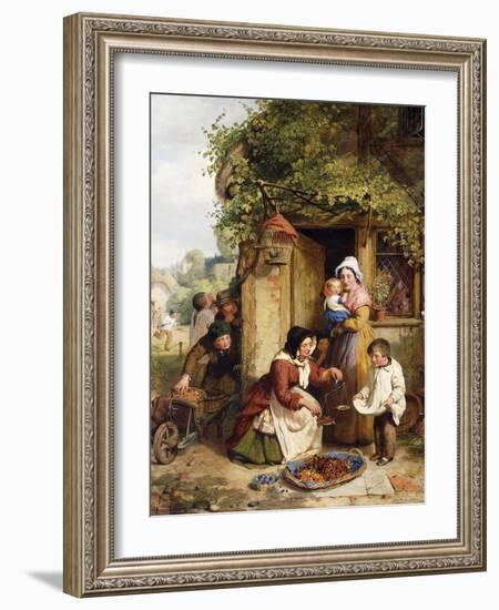 The Cherry Seller, 1856-George Smith-Framed Giclee Print