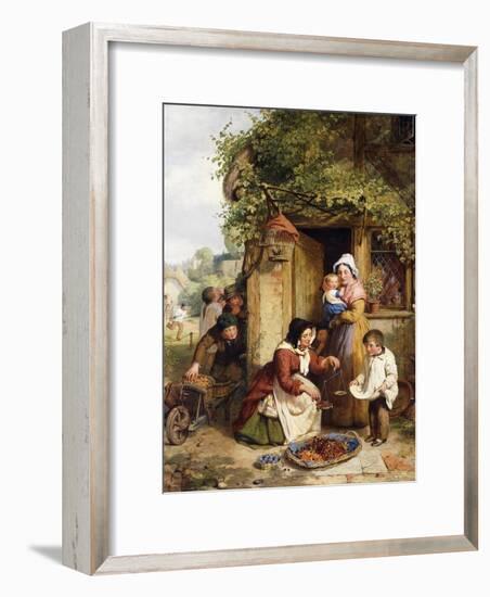 The Cherry Seller, 1856-George Smith-Framed Giclee Print