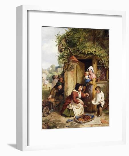 The Cherry Seller, 1856-George Smith-Framed Giclee Print