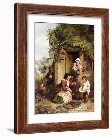 The Cherry Seller, 1856-George Smith-Framed Giclee Print