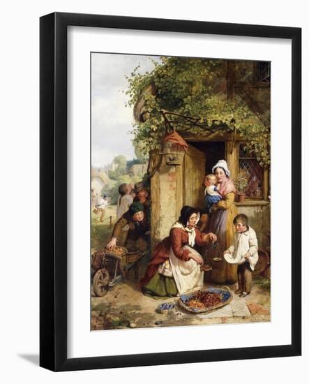 The Cherry Seller, 1856-George Smith-Framed Giclee Print