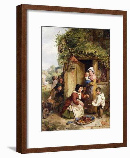 The Cherry Seller, 1856-George Smith-Framed Giclee Print