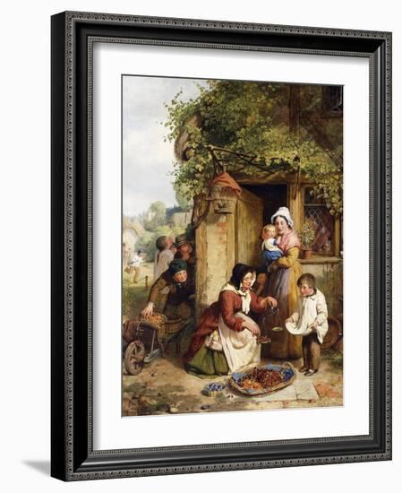 The Cherry Seller, 1856-George Smith-Framed Giclee Print