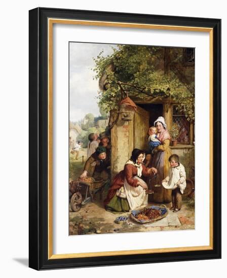 The Cherry Seller, 1856-George Smith-Framed Giclee Print