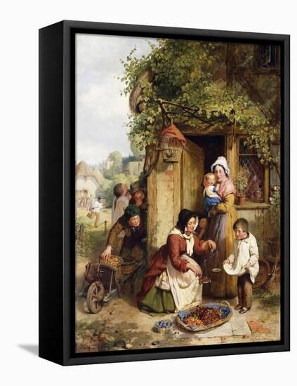 The Cherry Seller-George Smith-Framed Premier Image Canvas