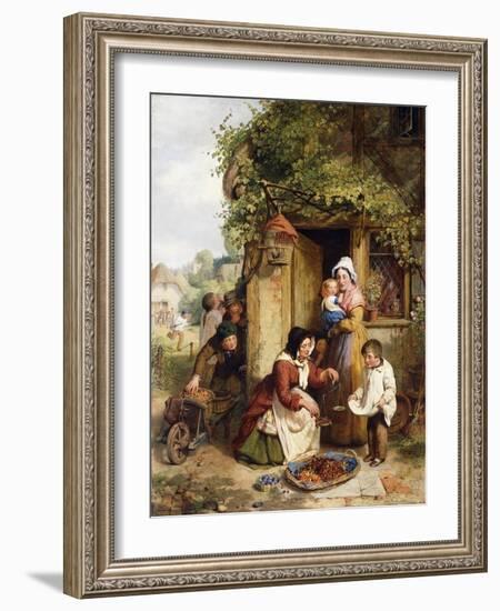 The Cherry Seller-George Smith-Framed Giclee Print