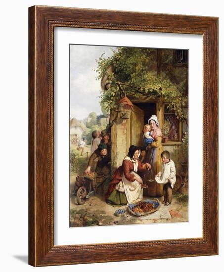 The Cherry Seller-George Smith-Framed Giclee Print