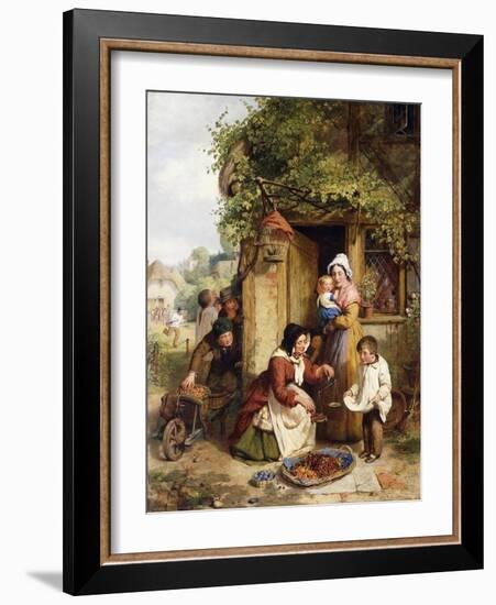 The Cherry Seller-George Smith-Framed Giclee Print