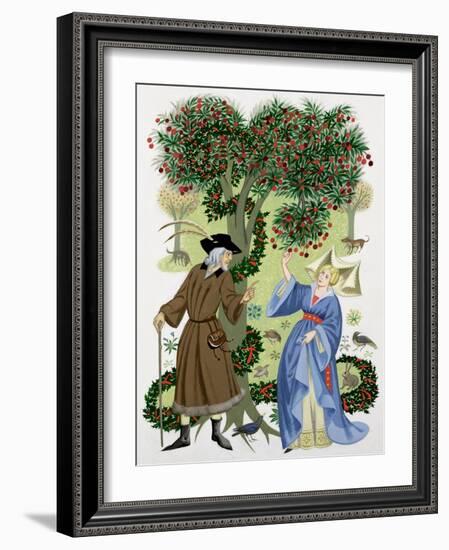 The Cherry Tree Carol-Peder Severin Kröyer-Framed Giclee Print