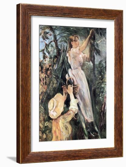 The Cherry Tree-Berthe Morisot-Framed Art Print