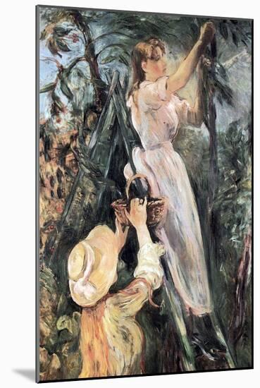 The Cherry Tree-Berthe Morisot-Mounted Art Print