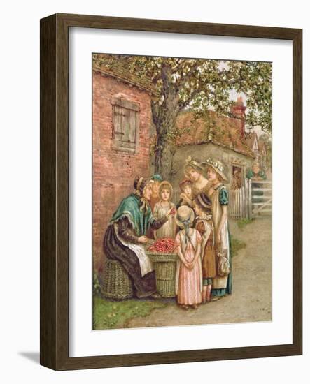 The Cherry Woman-Kate Greenaway-Framed Giclee Print