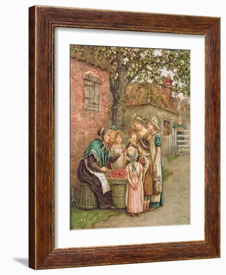 The Cherry Woman-Kate Greenaway-Framed Giclee Print