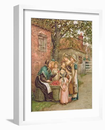 The Cherry Woman-Kate Greenaway-Framed Giclee Print