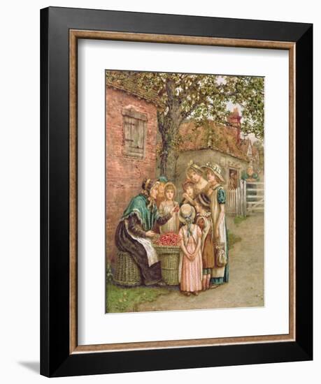 The Cherry Woman-Kate Greenaway-Framed Giclee Print