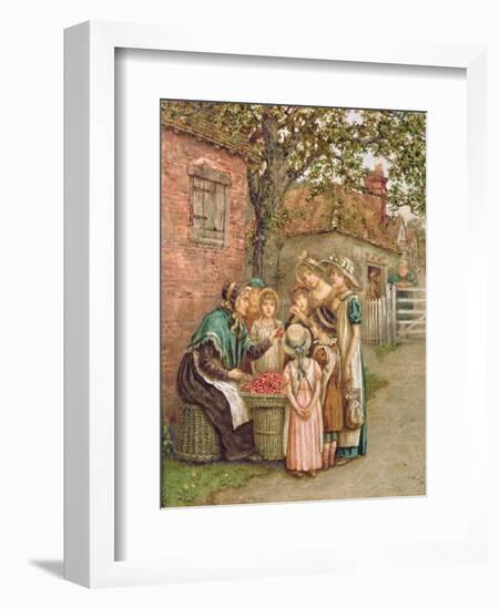 The Cherry Woman-Kate Greenaway-Framed Giclee Print