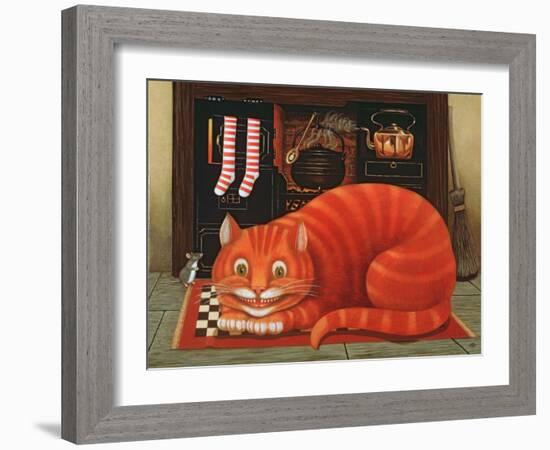 The Cheshire Cat, 1993-Frances Broomfield-Framed Giclee Print