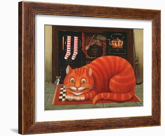 The Cheshire Cat, 1993-Frances Broomfield-Framed Giclee Print