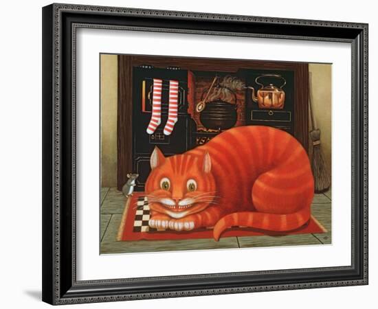 The Cheshire Cat, 1993-Frances Broomfield-Framed Giclee Print