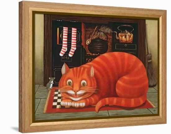 The Cheshire Cat, 1993-Frances Broomfield-Framed Premier Image Canvas