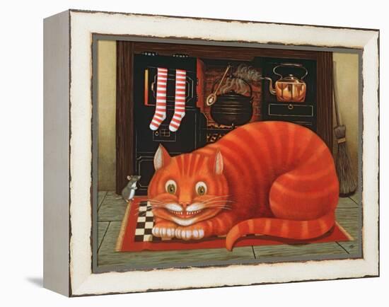 The Cheshire Cat, 1993-Frances Broomfield-Framed Premier Image Canvas