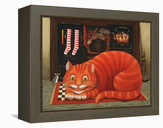 The Cheshire Cat, 1993-Frances Broomfield-Framed Premier Image Canvas