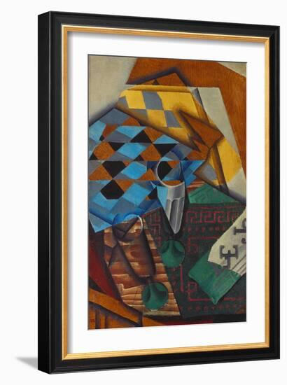 The Chess-Board, 1914-Juan Gris-Framed Giclee Print